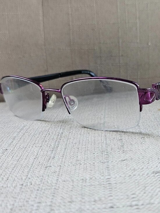 Bulova Women Eyeglasses Frame Half Rim VIOLET Eyewear HOTCHKISS Glasses only main image 11